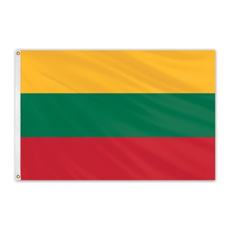 Lithuania Outdoor Nylon Flag 4'x6'